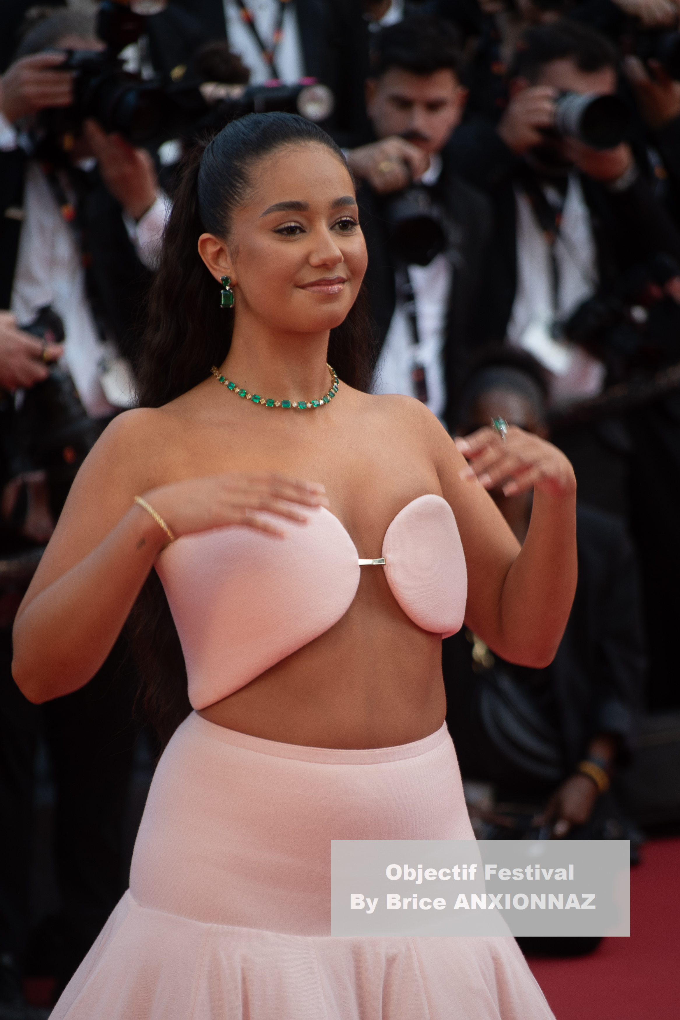 Influenceuse Cannes 2025 : The History of Sound - Show attends the 78th-Cannes-International-Film-Festival, France on May 15th, 2025 - Photos by Brice ANXIONNAZ (Objectif Festival)